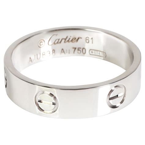 cartier love ring white gold replica|authentic cartier love ring.